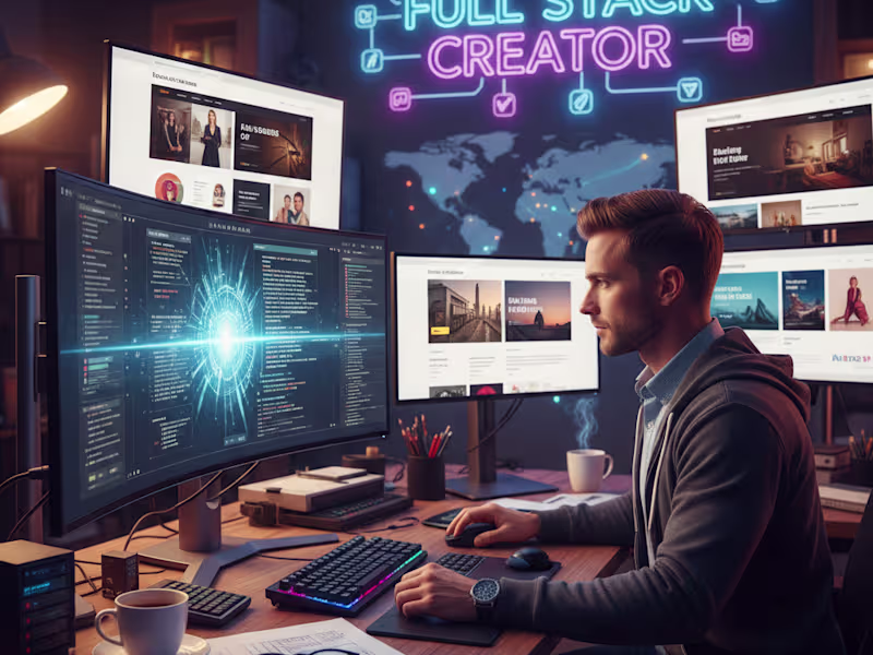 Cover image for Full stack website developer