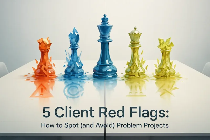 Cover image for 5 Client Red Flags: How to Spot (and Avoid) Problem Projects