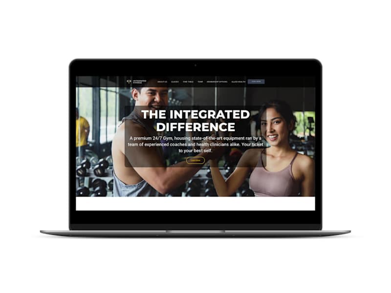 Cover image for Website for Integrated Fitness