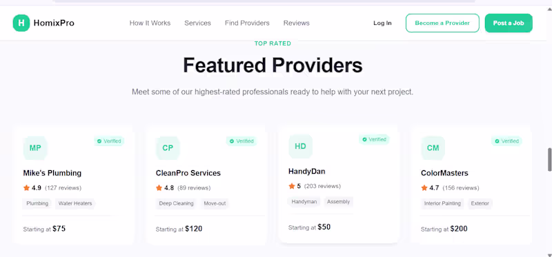 Cover image for Homixpro build with lovable .