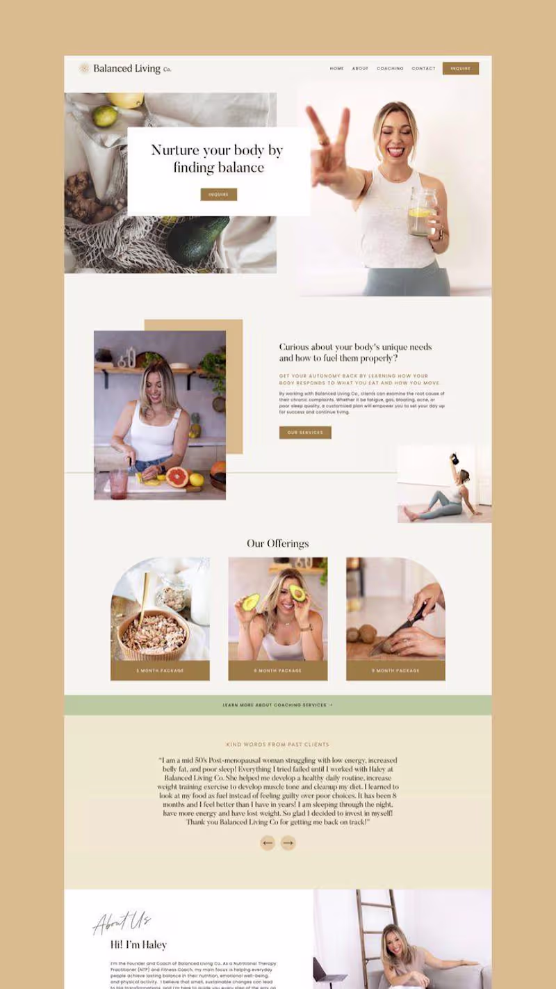 Cover image for Sales page design in kajabi