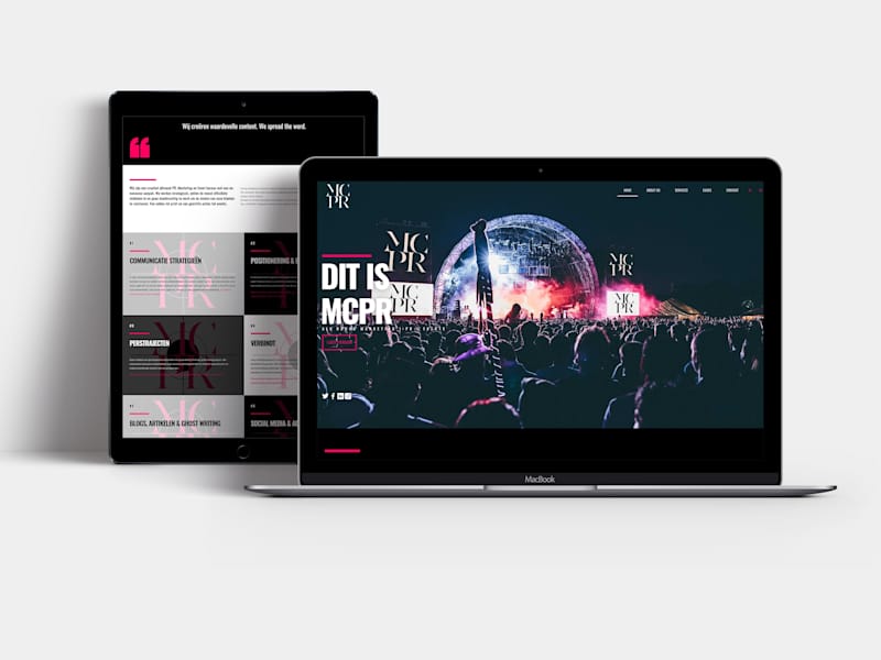 Cover image for Website development for PR agency