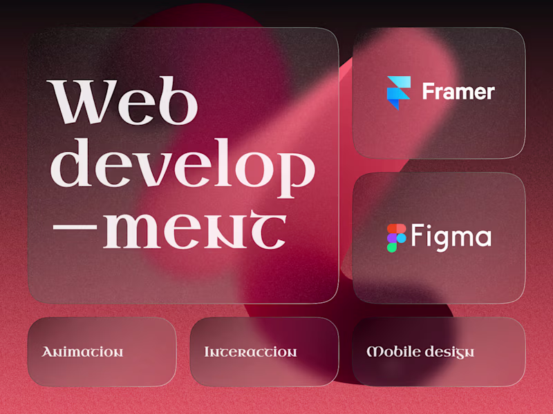 Cover image for Framer design and development