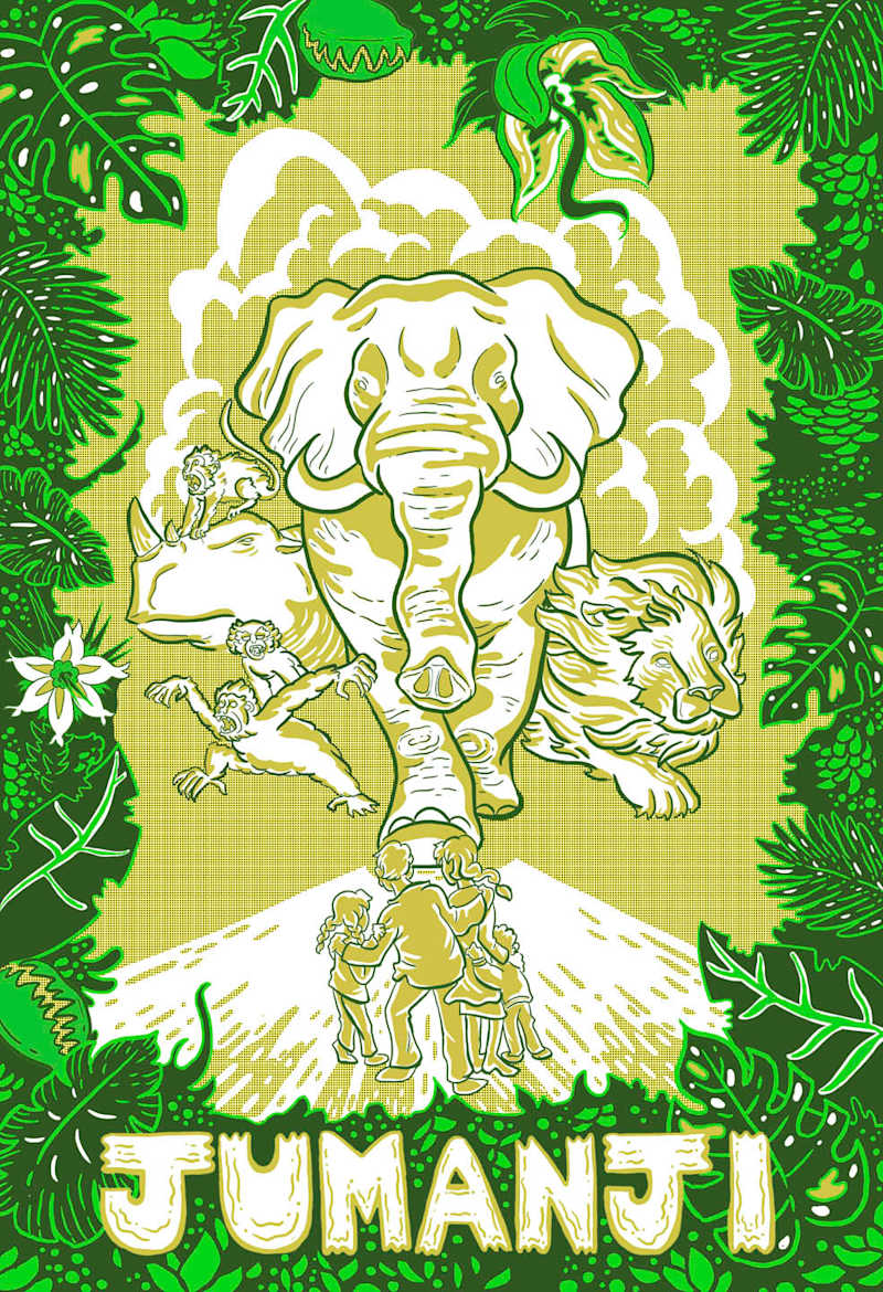 Cover image for Poster Illustration: JUMANJI