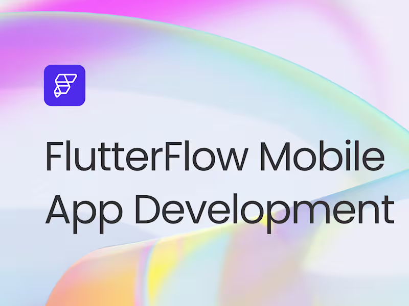 Cover image for FlutterFlow Mobile Application Development