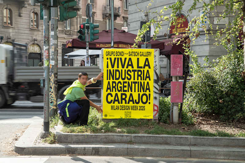 Cover image for Grupo Bondi's Urban Intervention at Milan Design Week 2025
