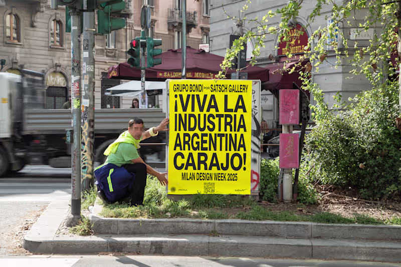 Cover image for Grupo Bondi's Urban Intervention at Milan Design Week 2025