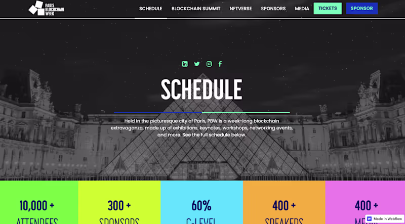 Cover image for Paris Blockchain Week Copy