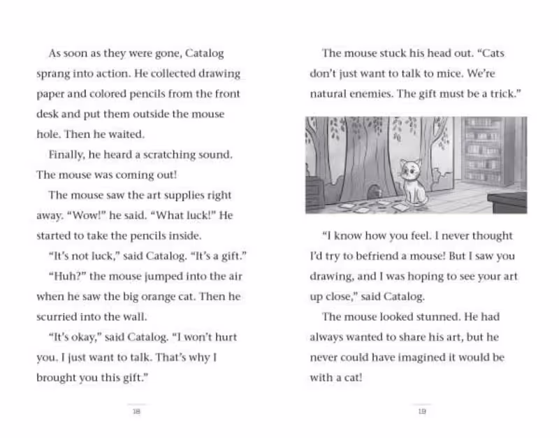 Cover image for Decodable Phonics Chapter Book - Frenemies Save the Library!