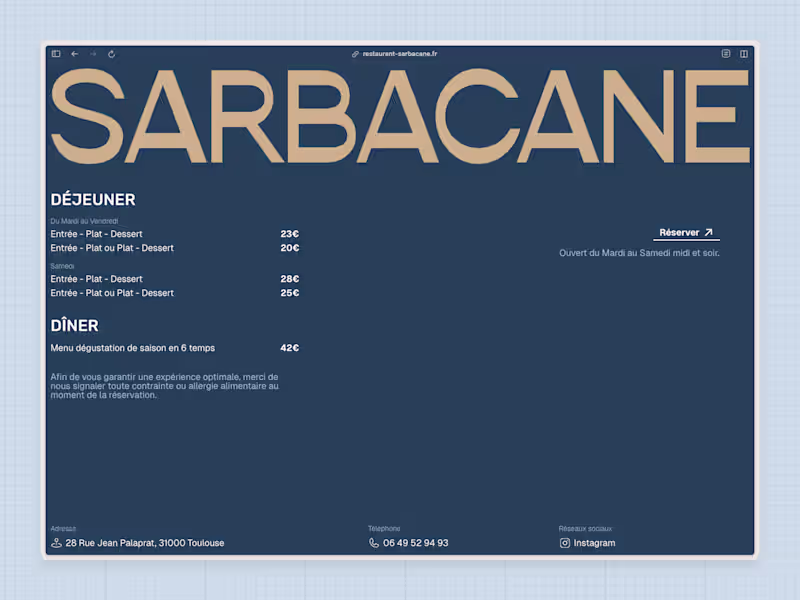 Cover image for Website Design for Sarbacane