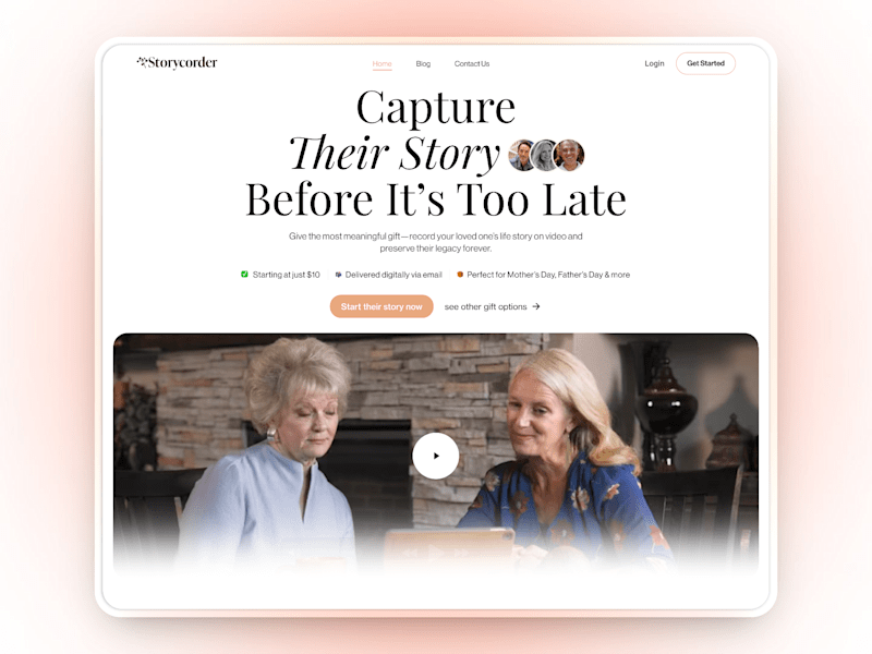 Cover image for Storycorder - Website Design