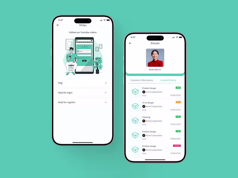 Cover image for Effortless Invoice Management: Intuitive Mobile App Solution
