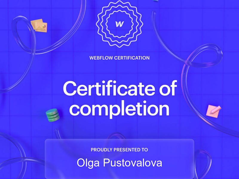 Cover image for Webflow Certificates