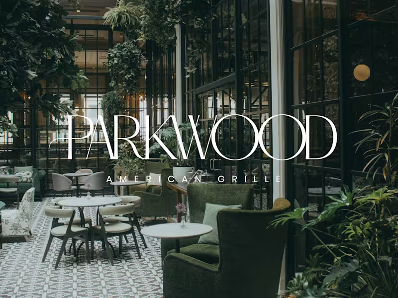 Cover image for Parkwood American Grille | Brand Identity Project