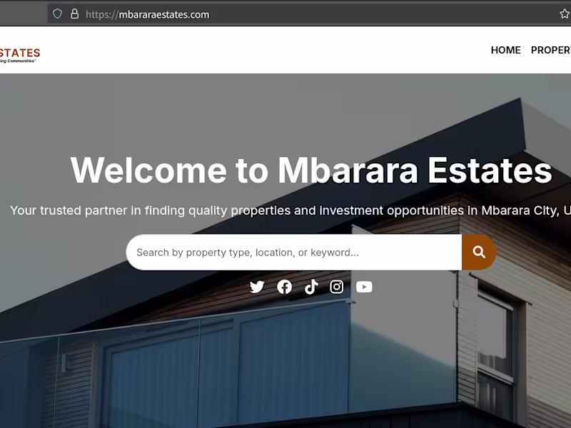 Cover image for Mbarara Estates
