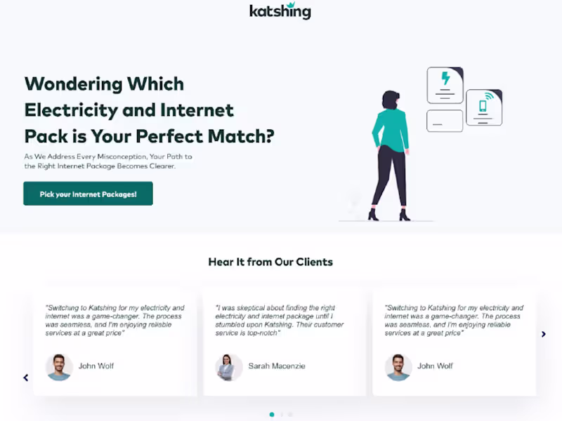 Cover image for Website design Katshing