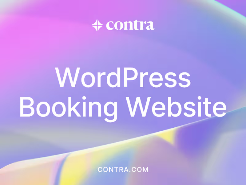 Cover image for WordPress website design 