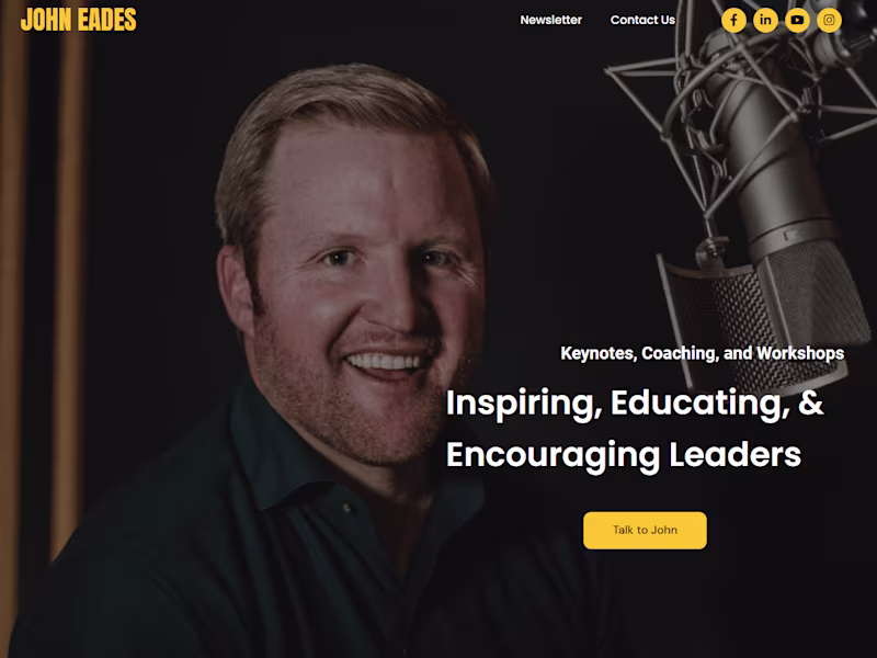 Cover image for WordPress website for executive coach