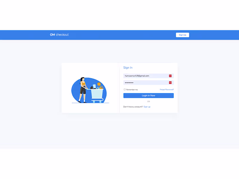 Cover image for E-Commerce: OmCheckout