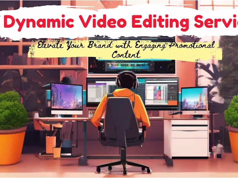 Cover image for I'll edit short to medium videos as you want.