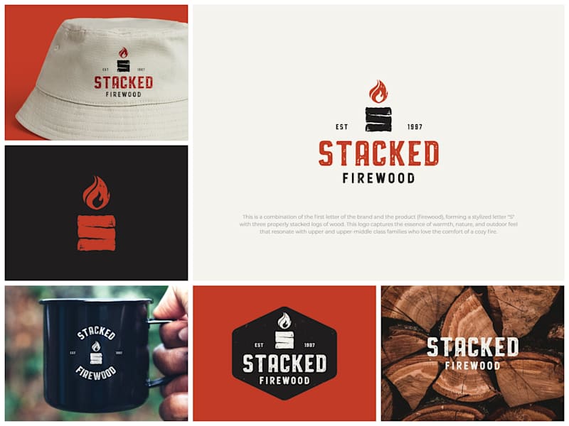 Cover image for A brand identity for a firewood delivery business