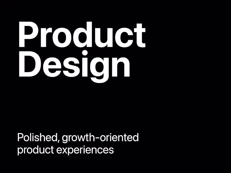 Cover image for Product Design for Startups, MVPs + More