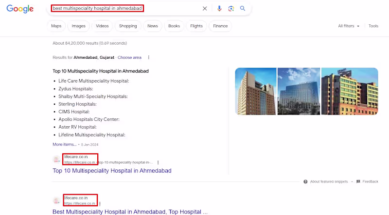 Cover image for SEO for Hospital