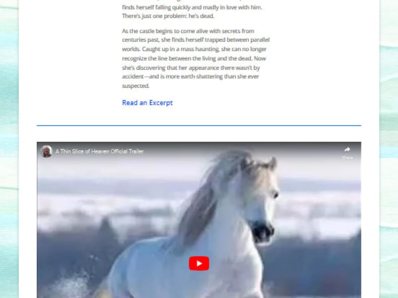 Cover image for Author Website