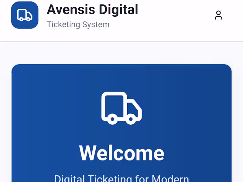 Cover image for Avensis Digital Ticketing