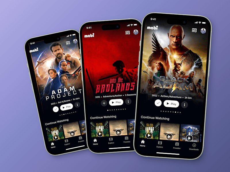 Cover image for Mabi Movies - Streaming Mobile App