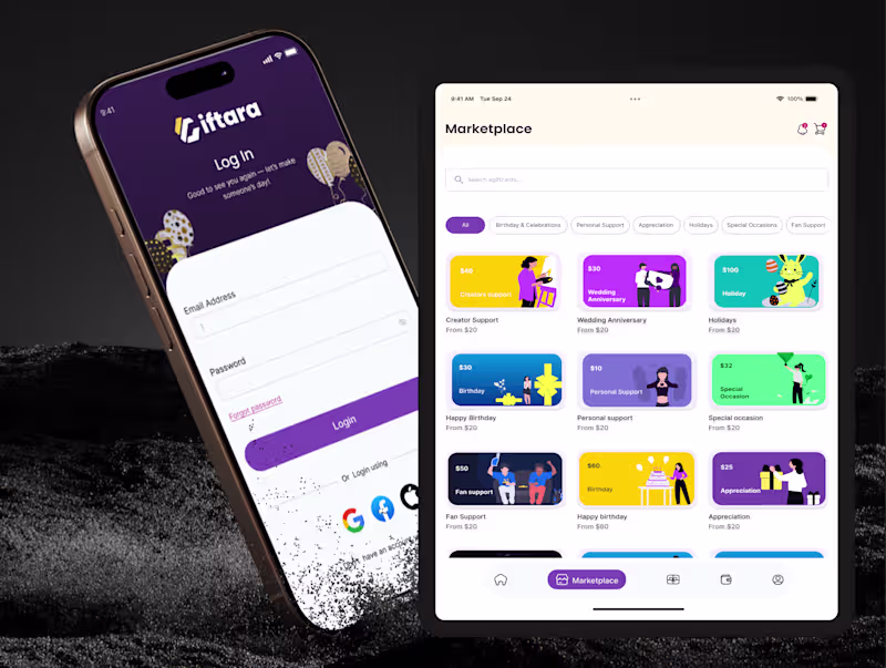 Cover image for Giftara Gifting Platform Design