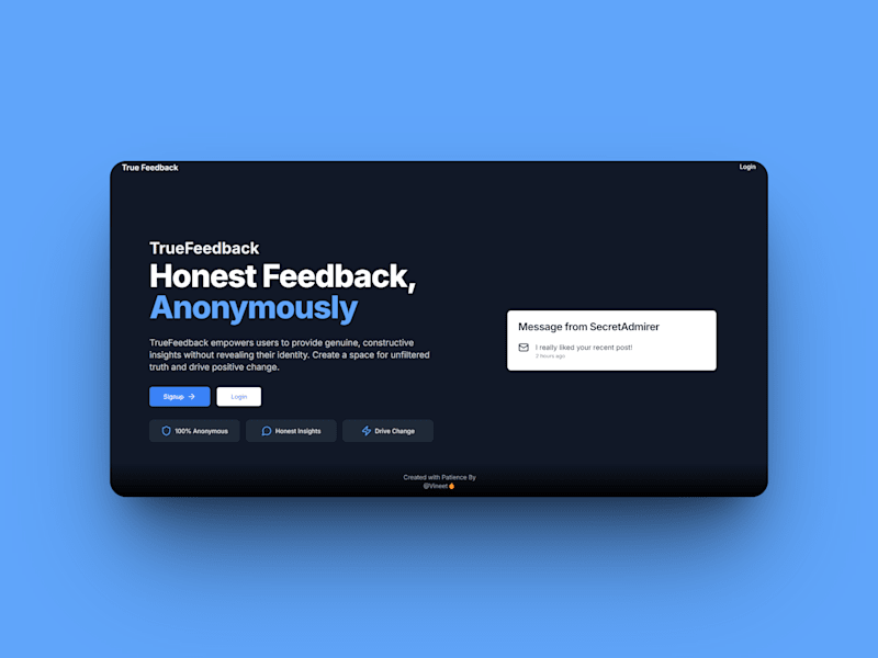 Cover image for TrueFeedback