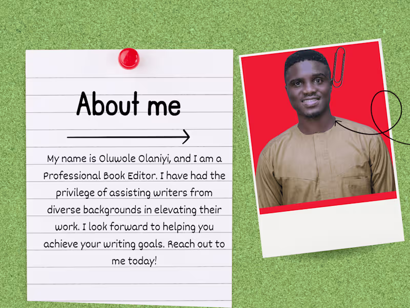 Cover image for I will be your expert book editor and studious proofreader