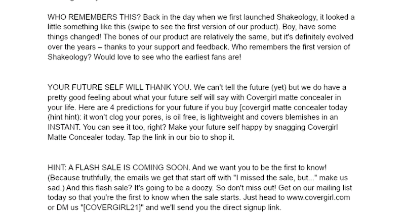 Cover image for Product Copywriting Sample