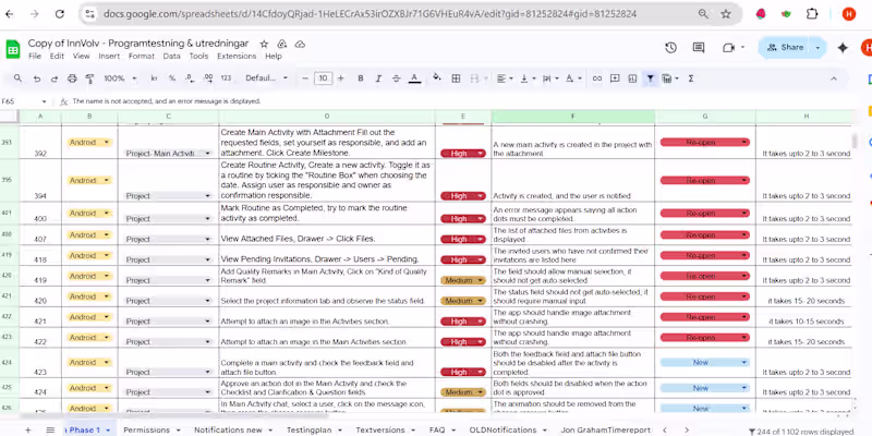Cover image for Innvolv Website Test Cases