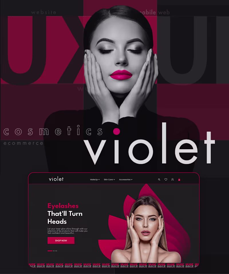 Cover image for Cosmetics Ecommerce Website 