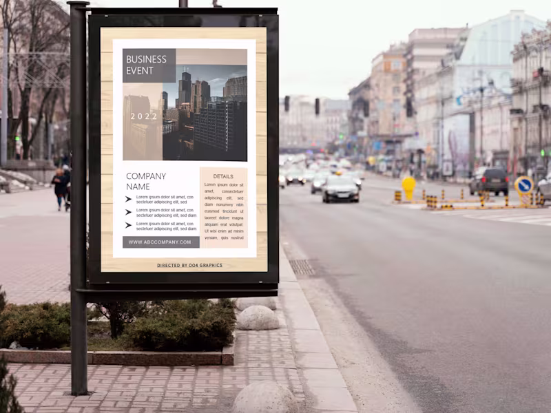 Cover image for I will design a professional poster for your business