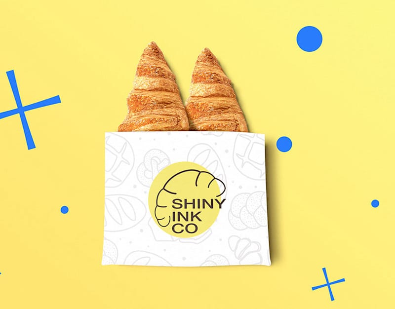 Cover image for Logotype SHINY INK CO (restaurant, food logo)