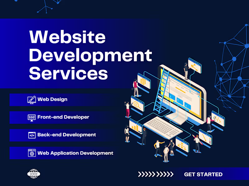 Cover image for professional company business website design and development