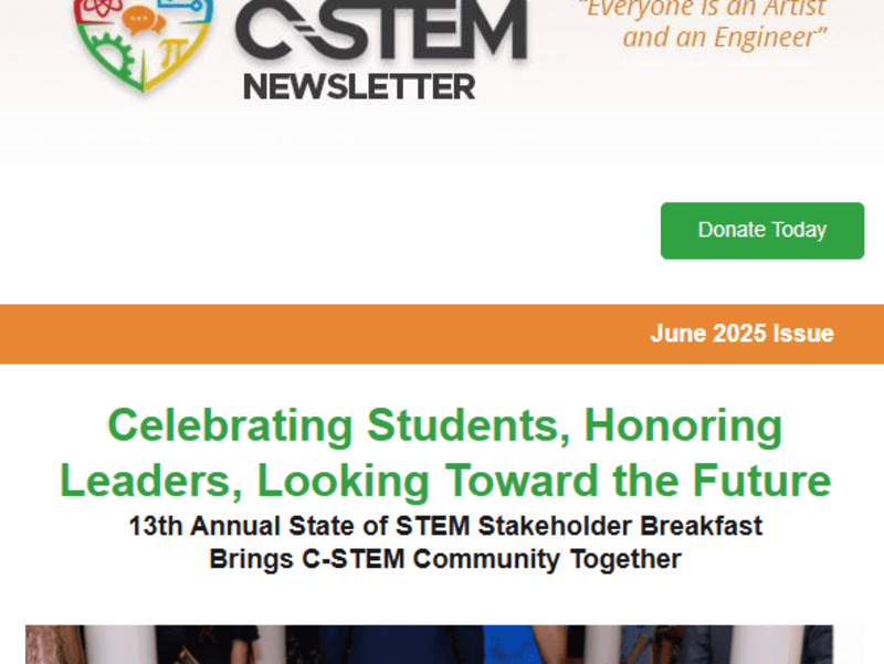 Cover image for C-STEM June 2025 Newsletter