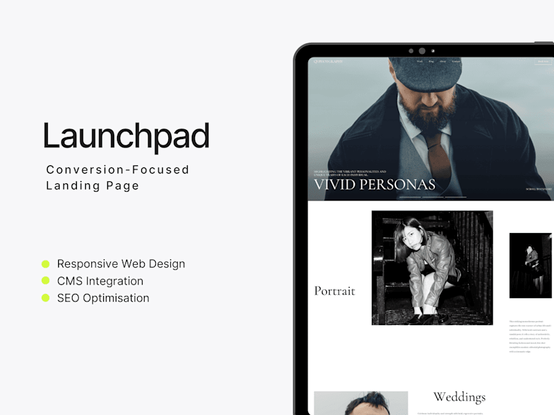 Cover image for Launchpad - Conversion-Focused Landing Page