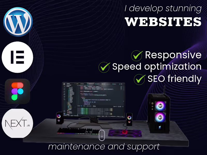 Cover image for 5-Page Custom Business Website (Figma to WP)