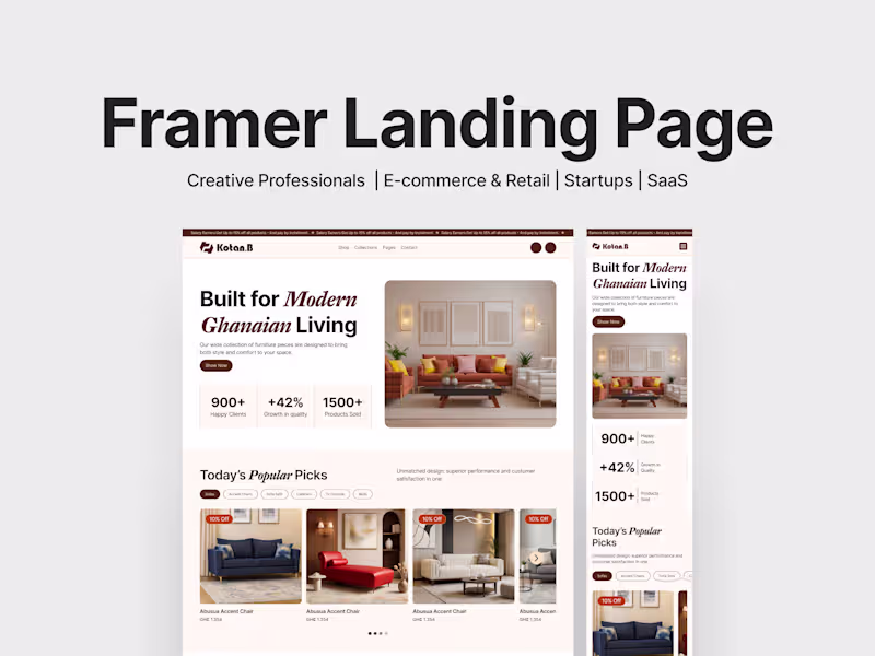 Cover image for Framer Development