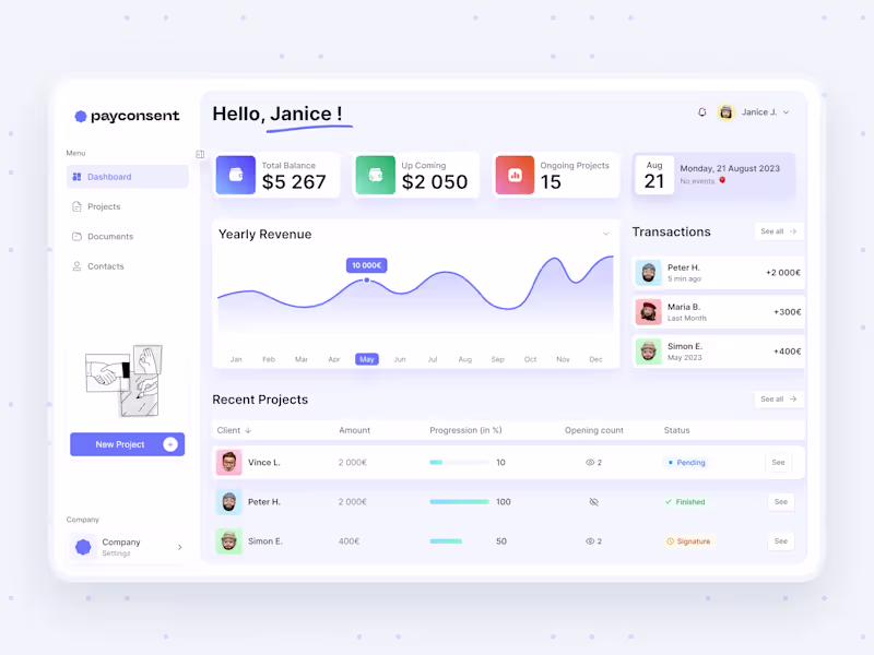 Cover image for Payconsent - SaaS Web Application