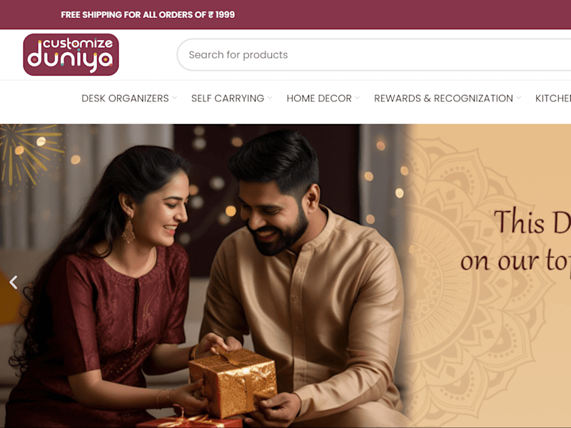 Cover image for customizeduniya – Corporate Gifting I Personalized Gifts in Hyd…