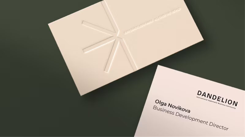 Cover image for Brand Identity for Dandelion Business Community :: Behance