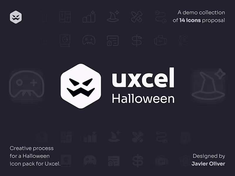Cover image for Uxcel Halloween Icon Pack