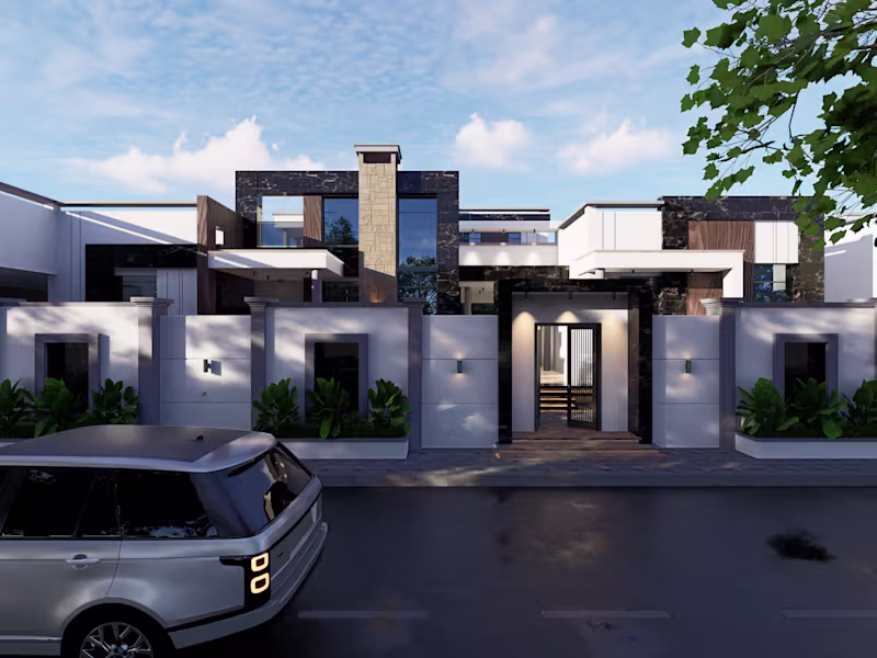 Cover image for Exterior facade design for a private villa