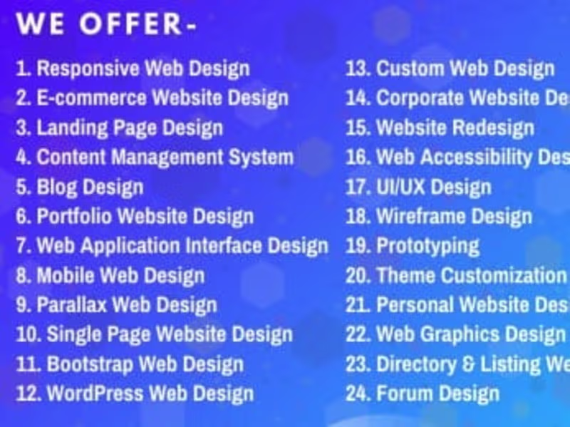 Cover image for Website Development Service