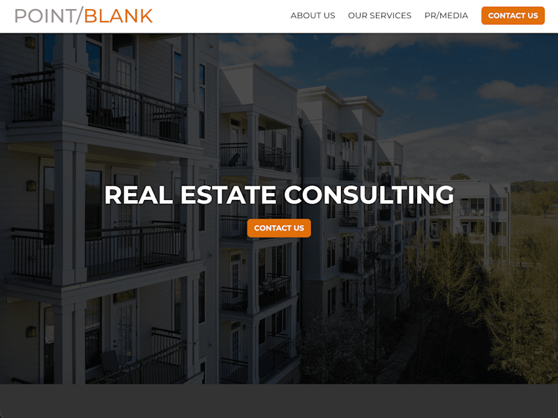 Cover image for POINT/BLANK Website Redesign